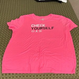 Under Armour Bright Pink Short Sleeve Tee